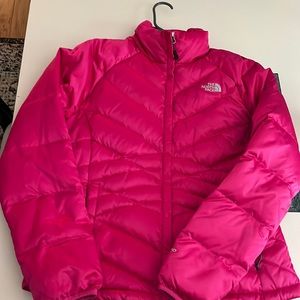 North face 550 pink coat